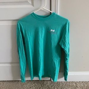 Teal long sleeve simply southern T-shirt